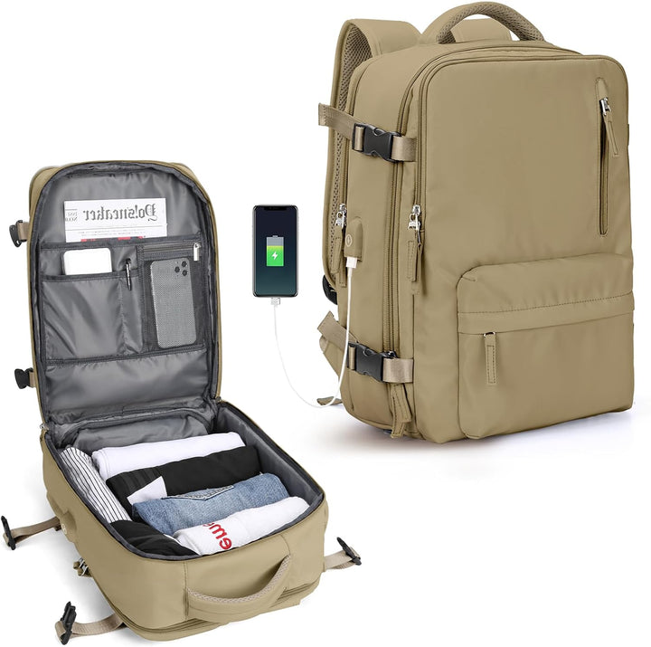 Unisex Laptop Carry Bag Multi-Compartment Adjustable Shoulder Strap