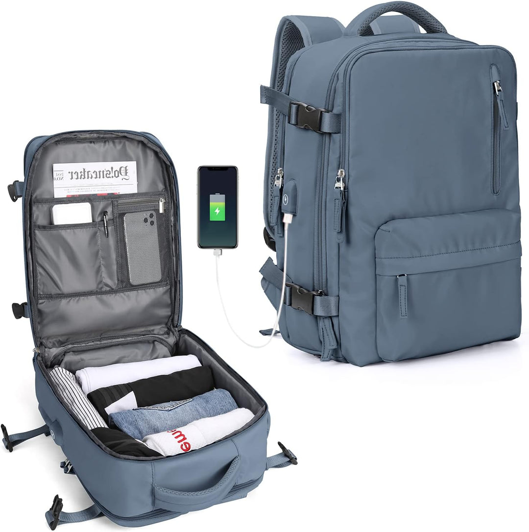 Unisex Laptop Carry Bag Multi-Compartment Adjustable Shoulder Strap