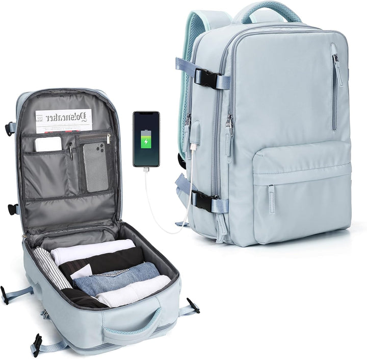 Unisex Laptop Carry Bag Multi-Compartment Adjustable Shoulder Strap