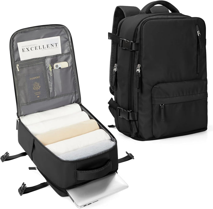 Unisex Laptop Carry Bag Multi-Compartment Adjustable Shoulder Strap