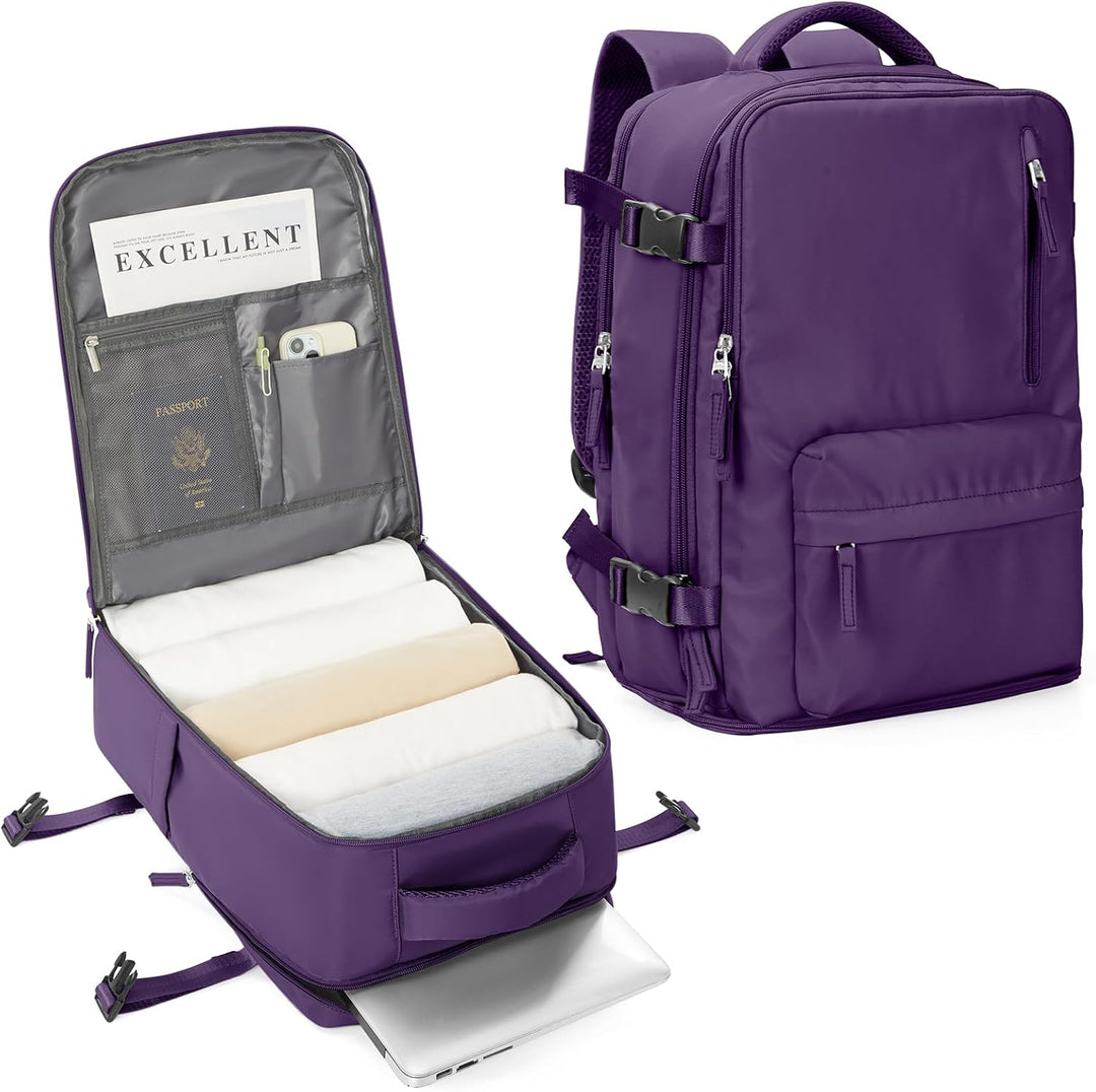 Unisex Laptop Carry Bag Multi-Compartment Adjustable Shoulder Strap