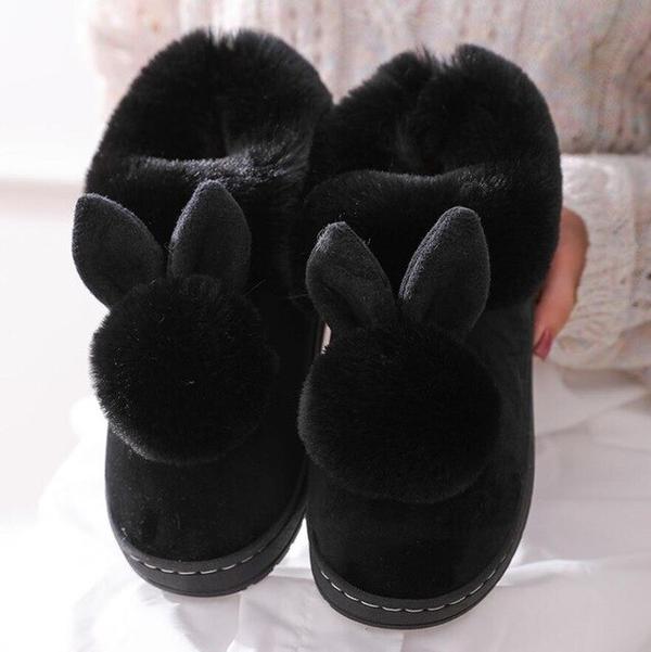 Womens Bunny Slippers Plush Comfortable Fit - BritishMode