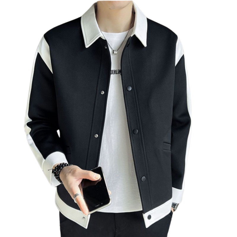 Mens Patchwork Jacket Casual Fit - BritishMode