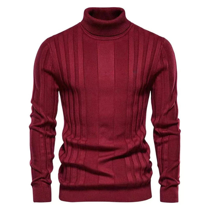 Mens Classic Turtleneck Sweater Warm Fit