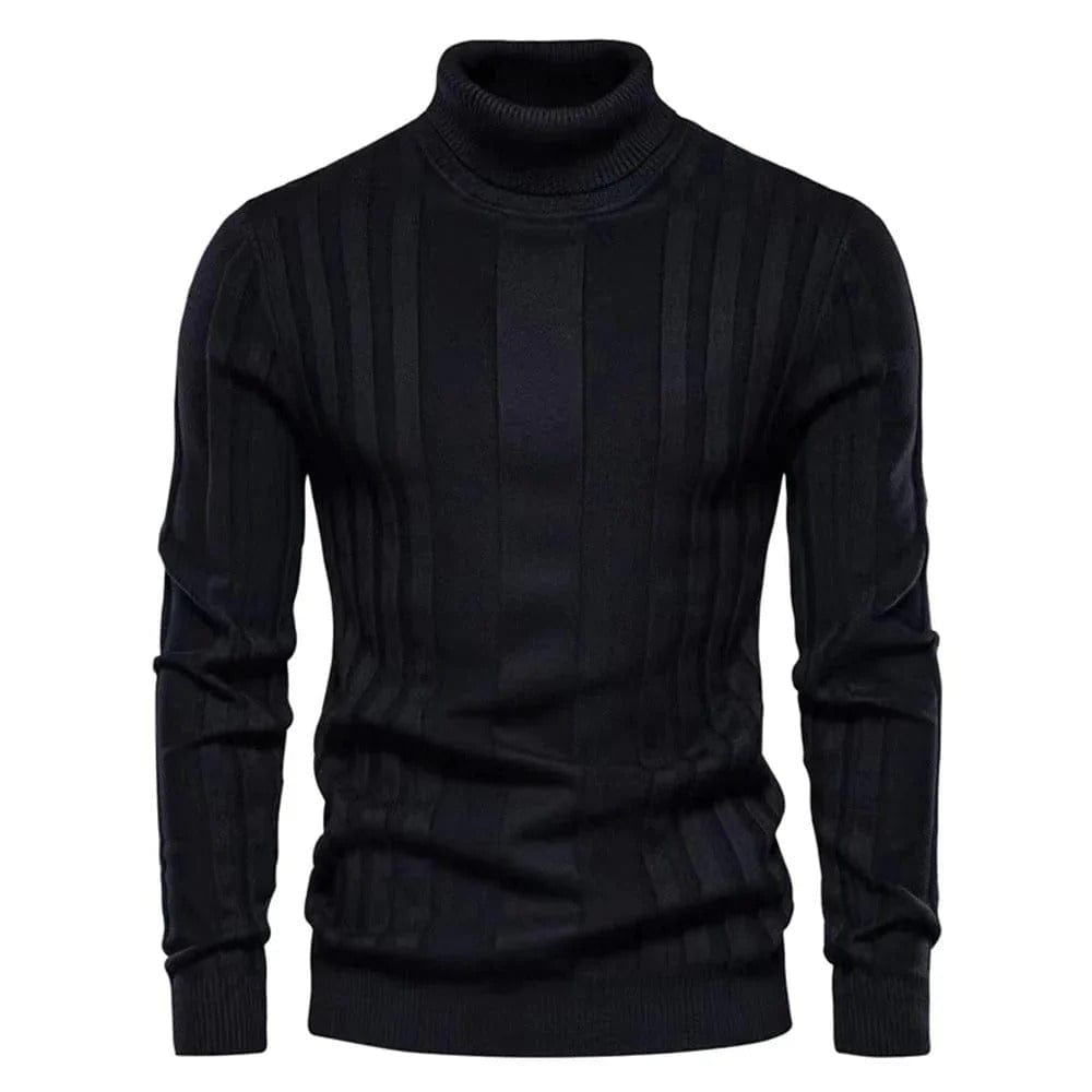 Mens Classic Turtleneck Sweater Warm Fit - BritishMode