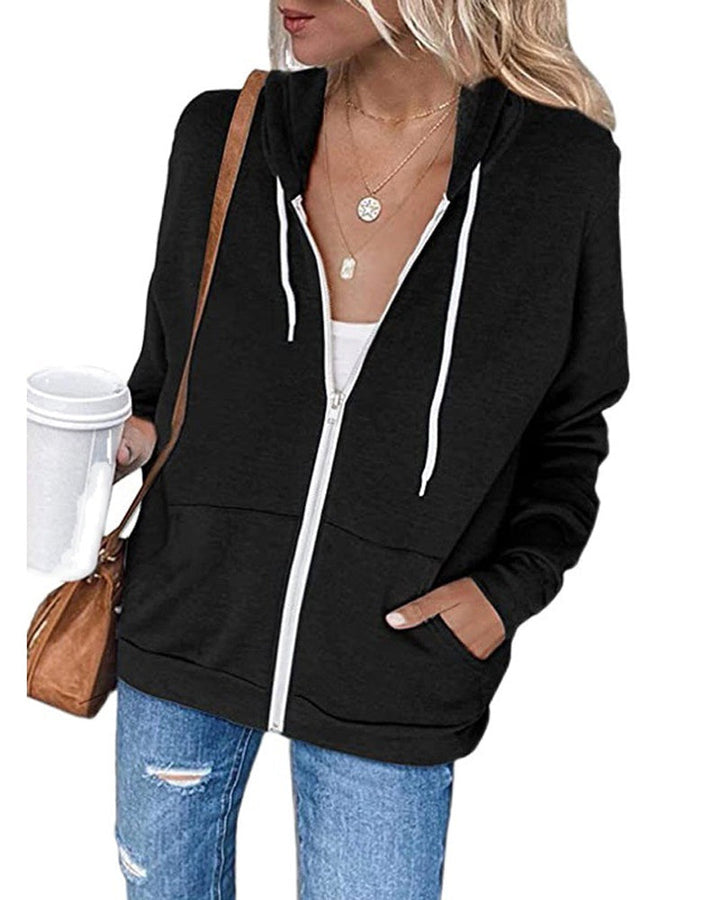 Womens Hoodie with Pockets Casual Fit - BritishMode