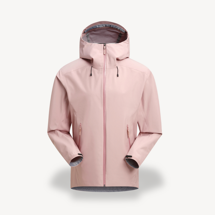 Unisex Rain Jacket Waterproof Hooded Lightweight
