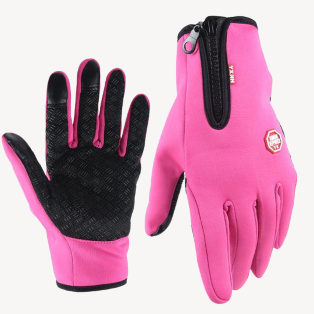 Unisex Thermal Work Gloves with Zipper Closure