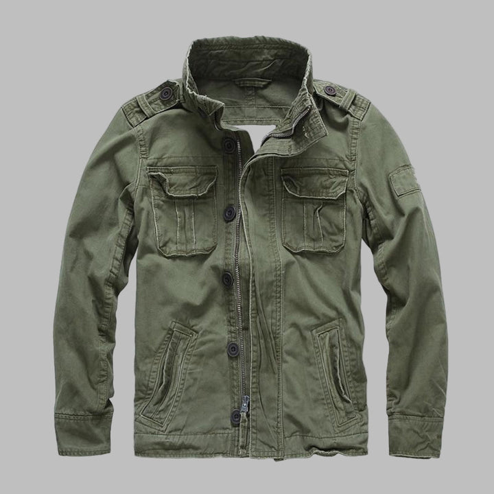 Mens Military Jacket Camouflage Pattern Regular Fit