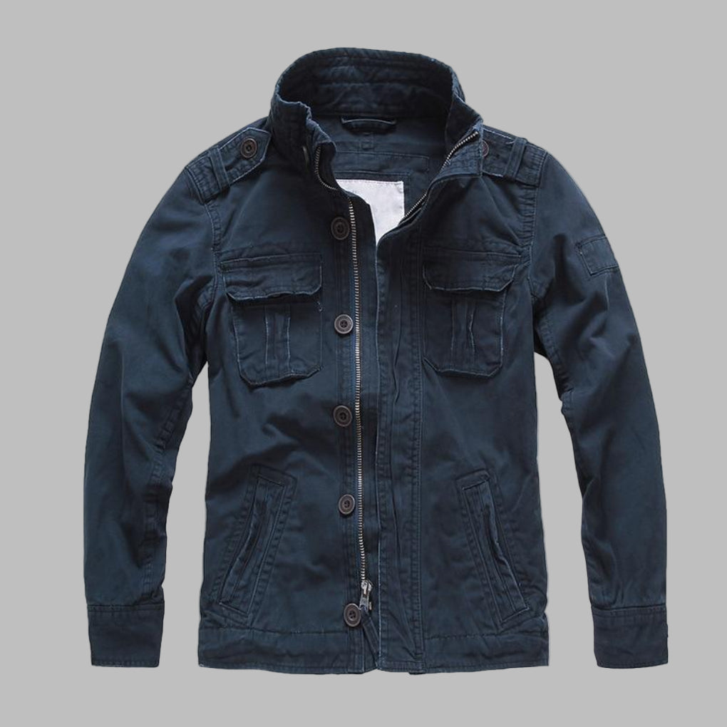 Mens Military Jacket Camouflage Pattern Regular Fit