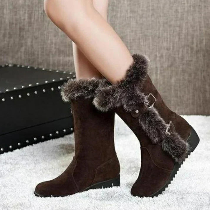 Womens Boots Leather Ankle Classic Fit