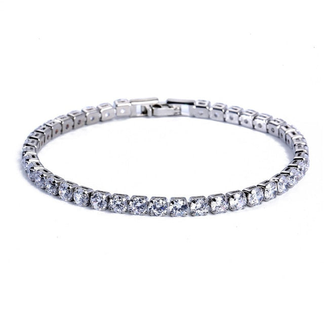 Womens Tennis Bracelet with Zirconia Sparkling Chain - BritishMode