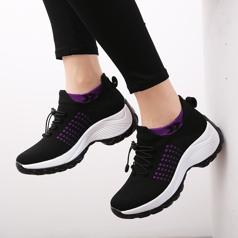 Womens Comfort Support Shoes Lightweight Flexible Fit
