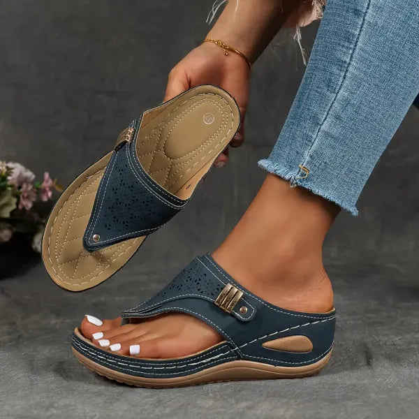 Womens Wedge Sandals with Arch Support Comfortable Fit