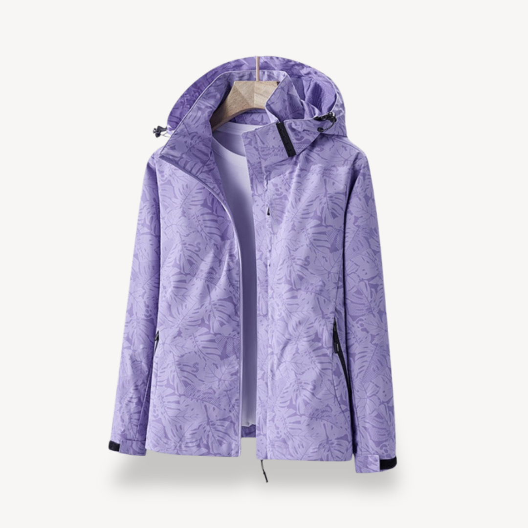 Mens Windbreaker Jacket Floral Print Lightweight