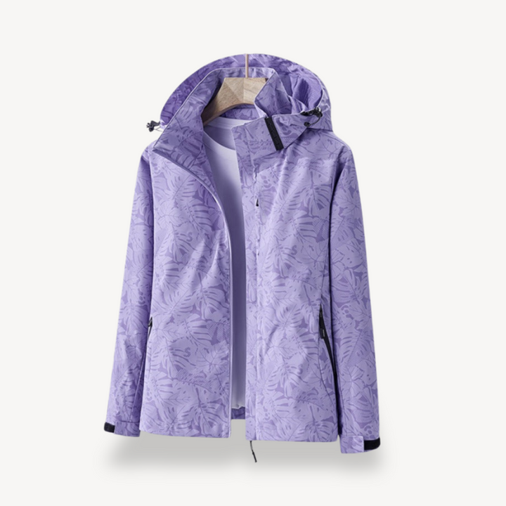 Mens Windbreaker Jacket Floral Print Lightweight