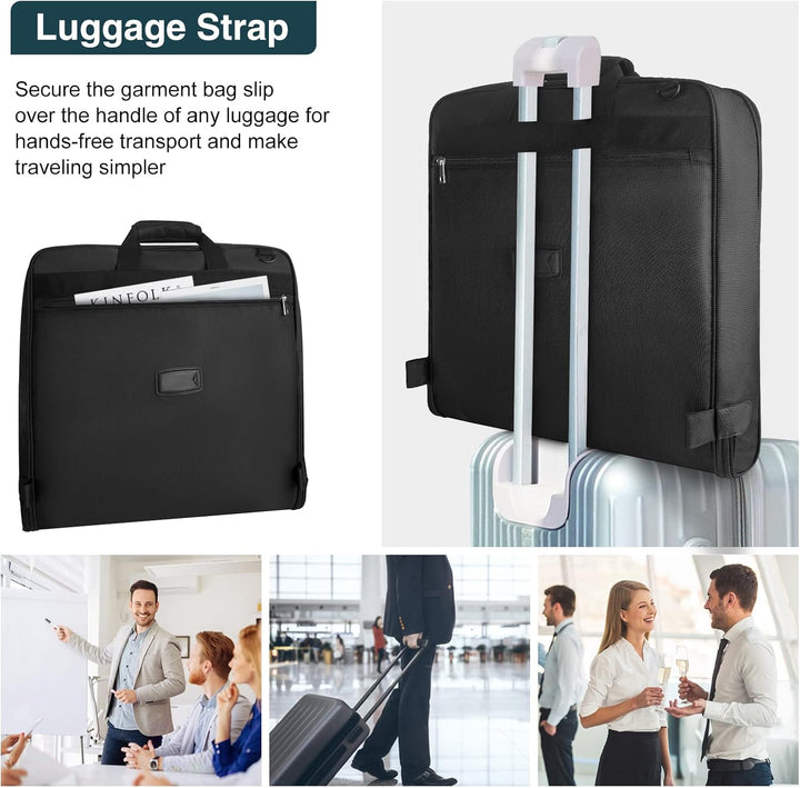 Unisex Travel Garment Bag Waterproof Foldable Carry-On Organizer Strap
