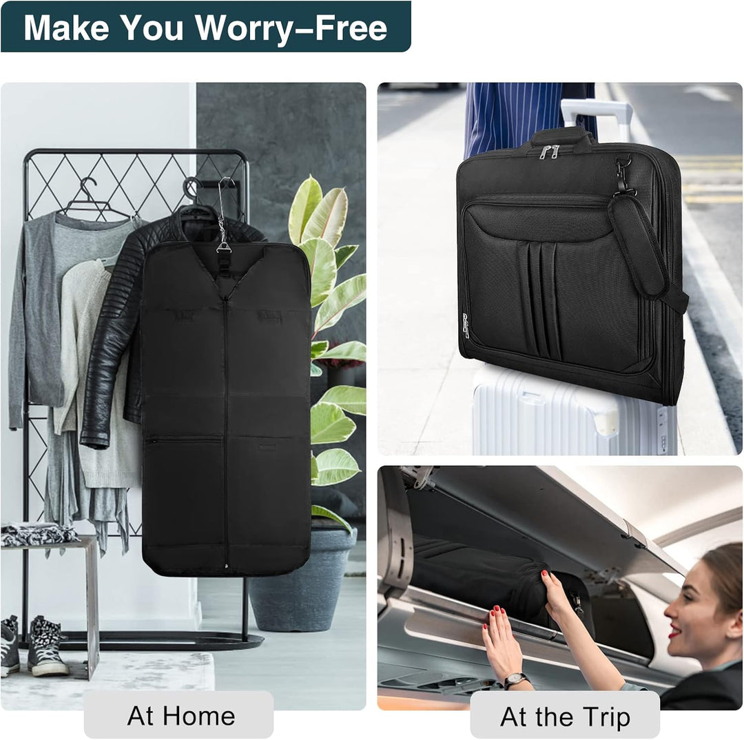 Unisex Travel Garment Bag Waterproof Foldable Carry-On Organizer Strap