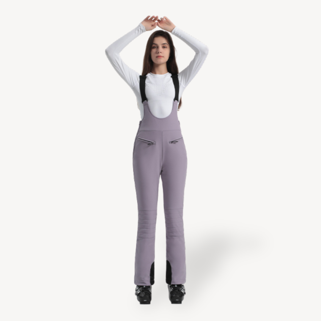 Womens Ski Bib Overalls Insulated Waterproof Fit