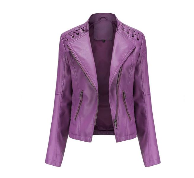 Mens Leather Jacket Lambskin Slim Fit