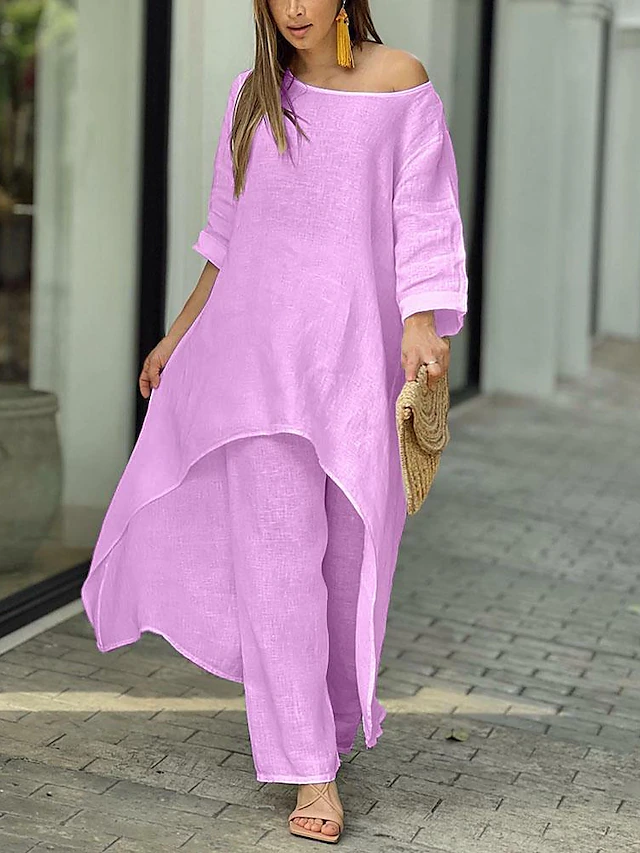 Womens Lounge Set Soft Cozy Fit
