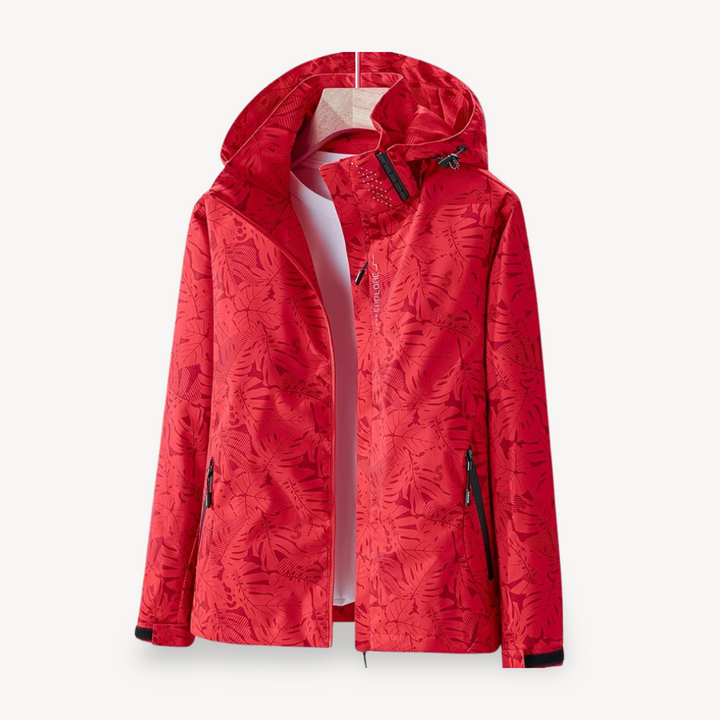 Mens Windbreaker Jacket Floral Print Lightweight