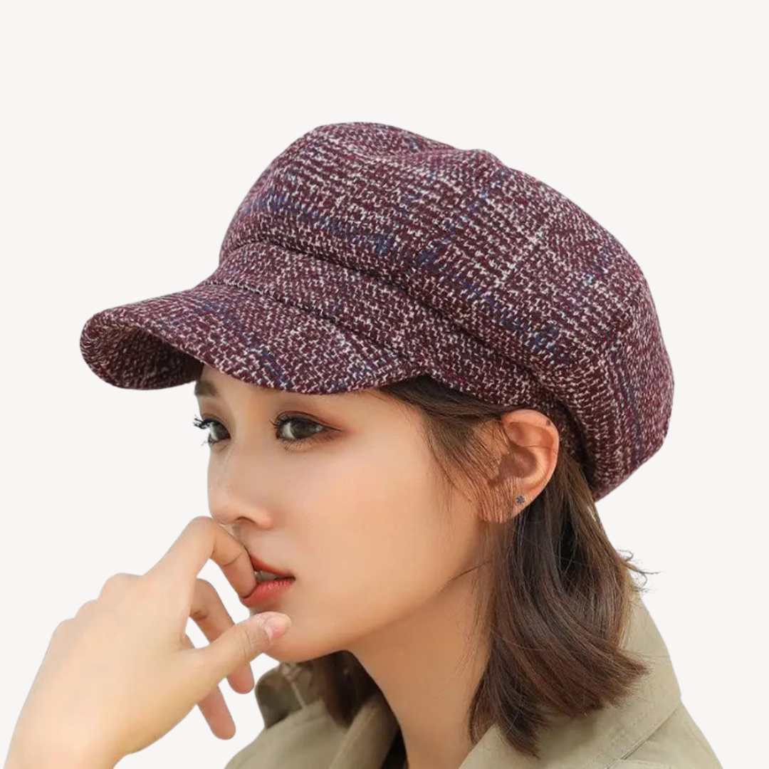 Womens Tweed Cap Classic Fit
