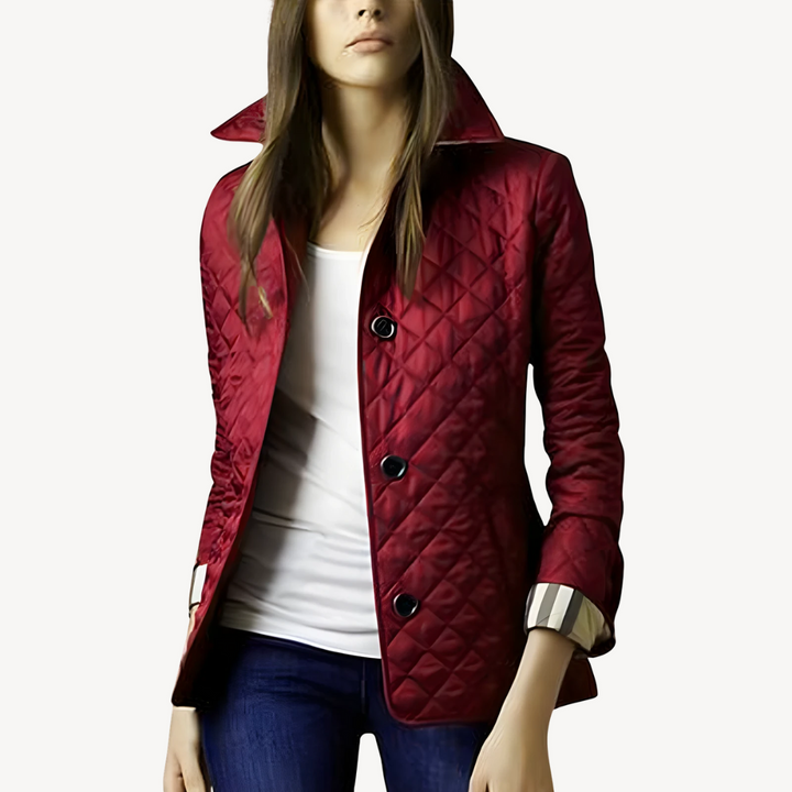 Womens Quilted Jacket Lightweight Relaxed Fit