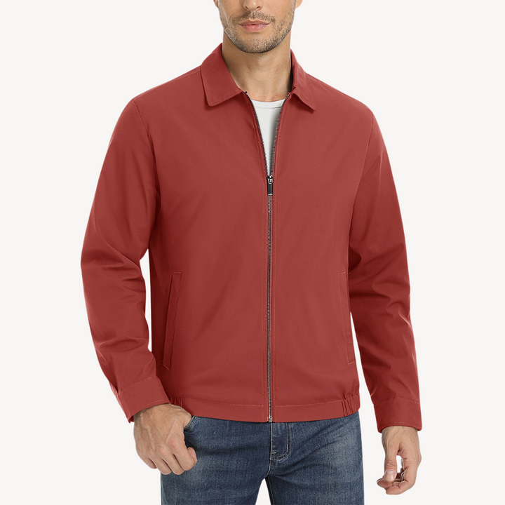 Mens Bomber Jacket Full Zip with Pockets