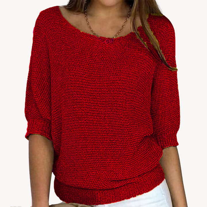 Womens Knit Pullover Sweater Casual Fit