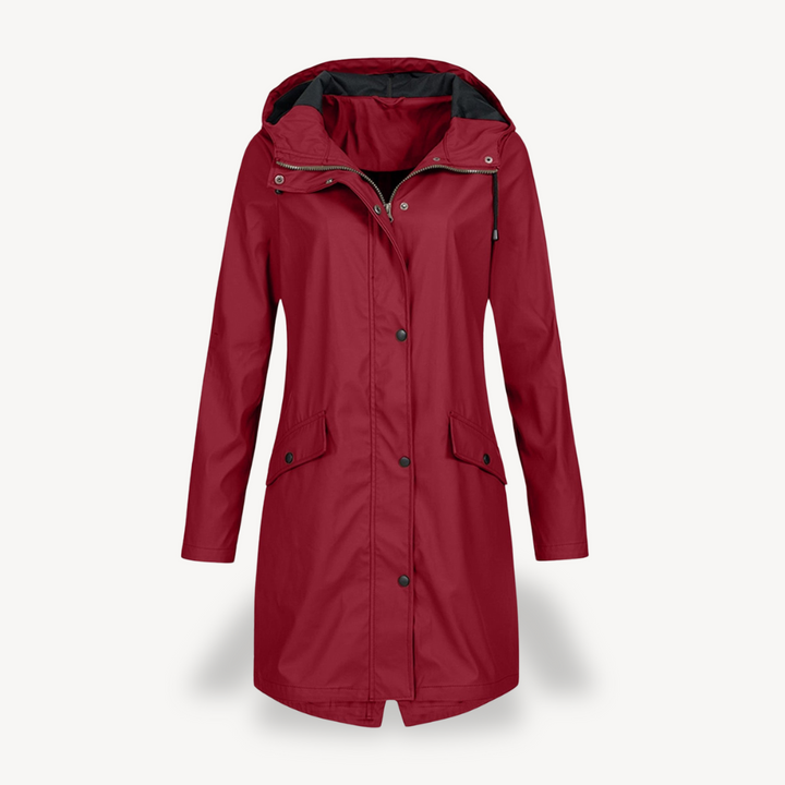 Womens Waterproof Hooded Jacket Lightweight Fit