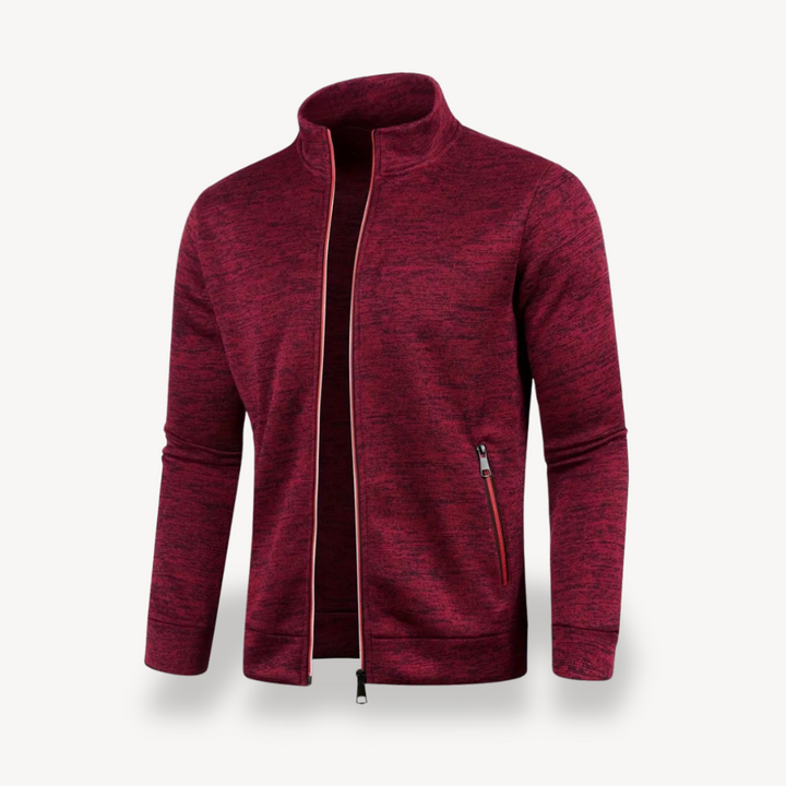 Mens Track Jacket with Zipper Front