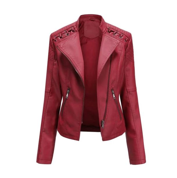 Mens Leather Jacket Lambskin Slim Fit