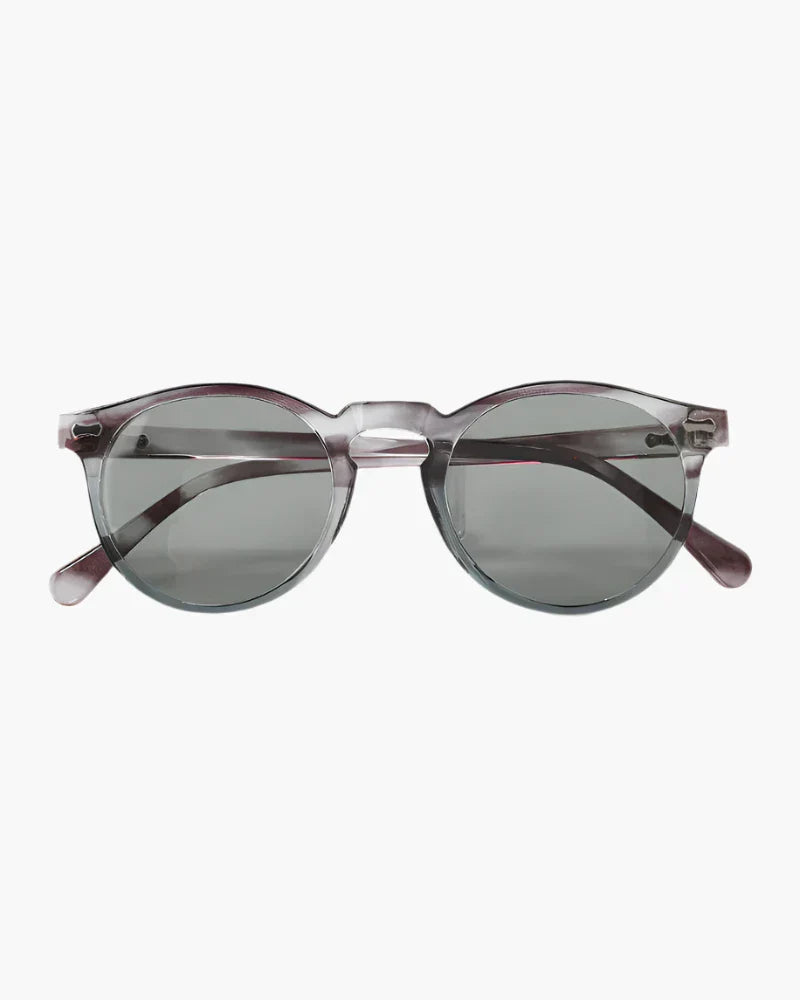 Mens Sunglasses UV Protection Clear Circle Lens - BritishMode