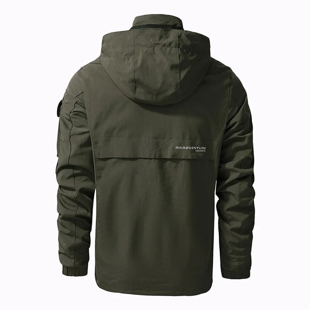 Mens Tactical Outdoor Jacket Weather Resistant Rugged Fit
