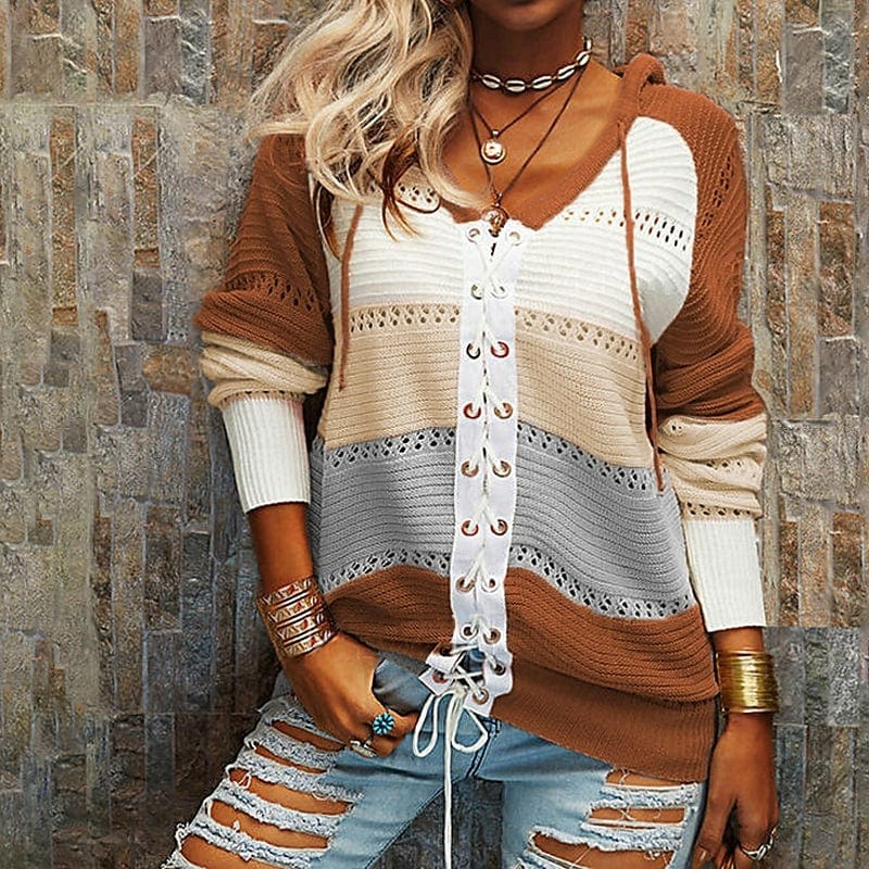 Womens Knitted Jumper Casual Fit - BritishMode