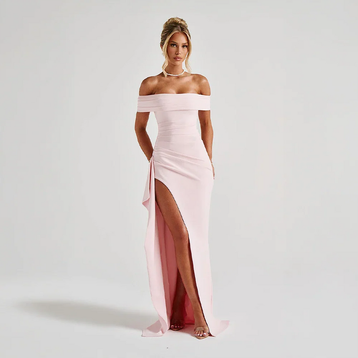Womens Maxi Dress Timeless Design Elegant Fit - BritishMode