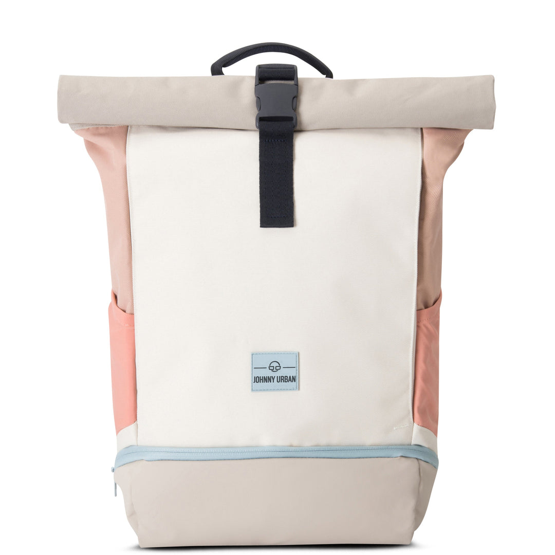 Unisex Rolltop Backpack Urban Style Durable Material