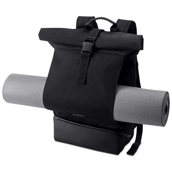 Unisex Rolltop Backpack Urban Style Durable Material