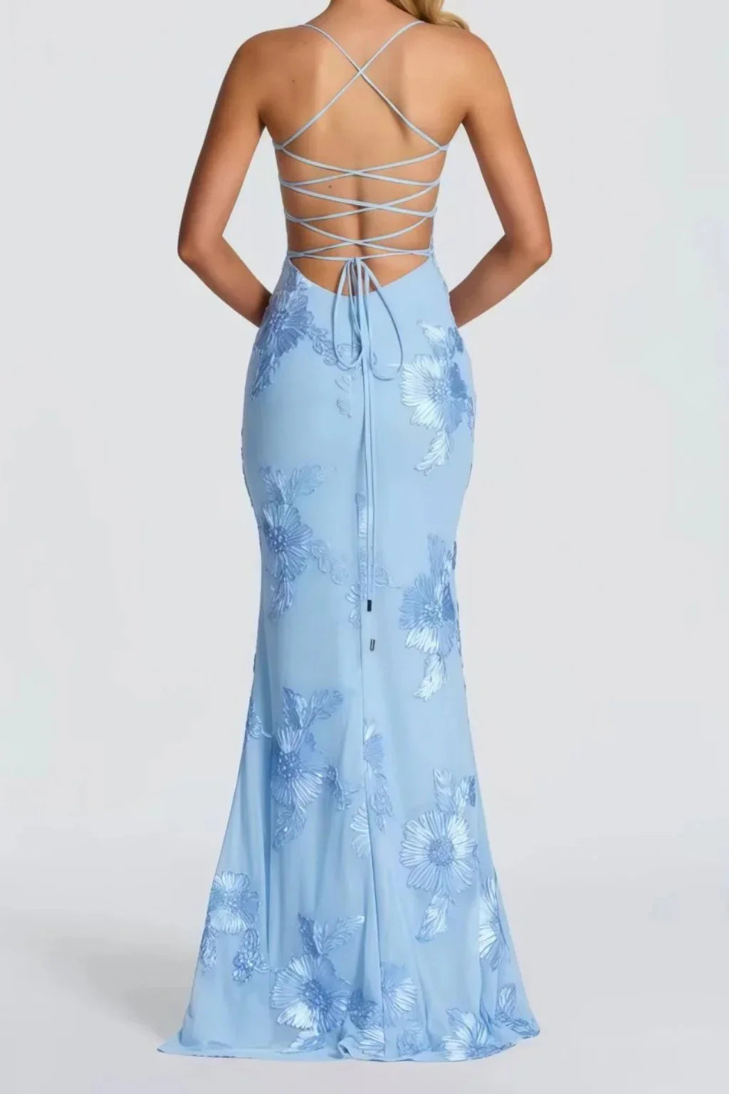 Womens Maxi Dress Embroidered Floral Corset Bodice Cami Straps