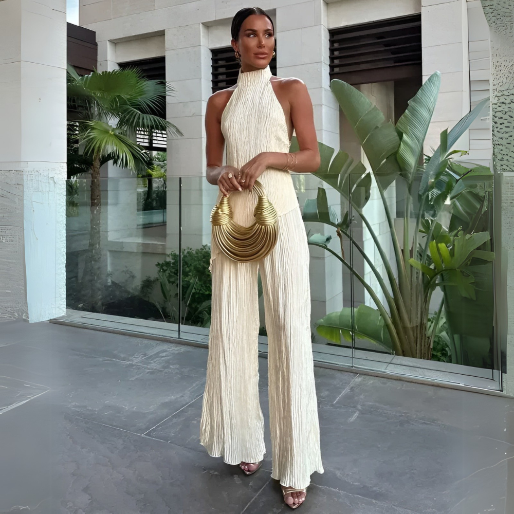 Womens Off Shoulder Jumpsuit Elegant Fit - BritishMode