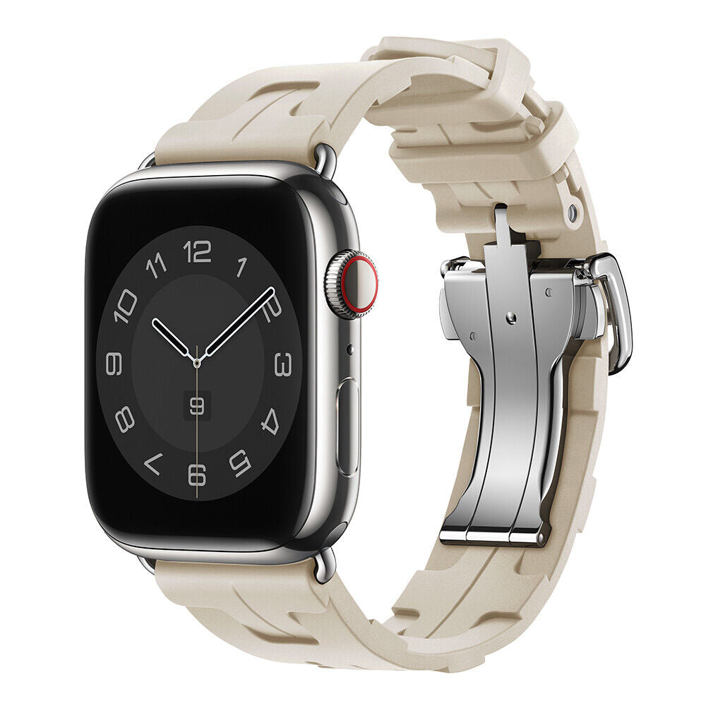 Unisex Watch Band Compatible with Apple Watch Silicone Strap