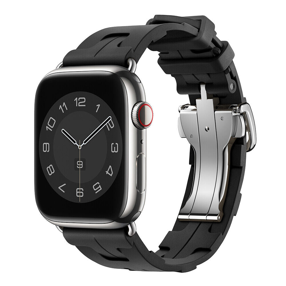 Unisex Watch Band Compatible with Apple Watch Silicone Strap