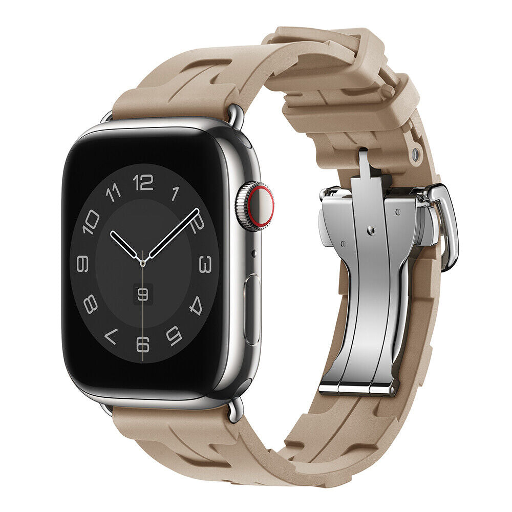Unisex Watch Band Compatible with Apple Watch Silicone Strap
