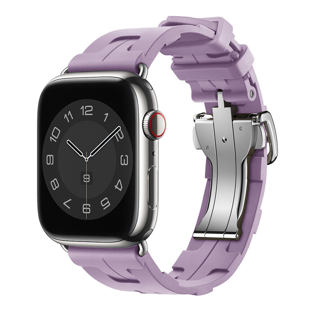 Unisex Watch Band Compatible with Apple Watch Silicone Strap