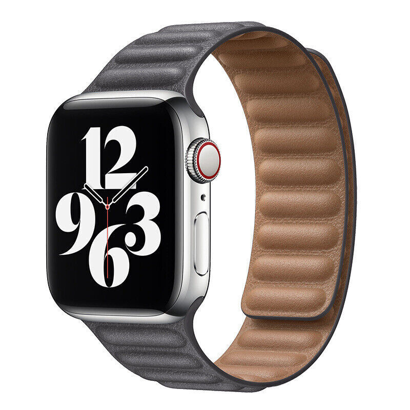 Unisex Leather Watch Strap Magnetic Closure