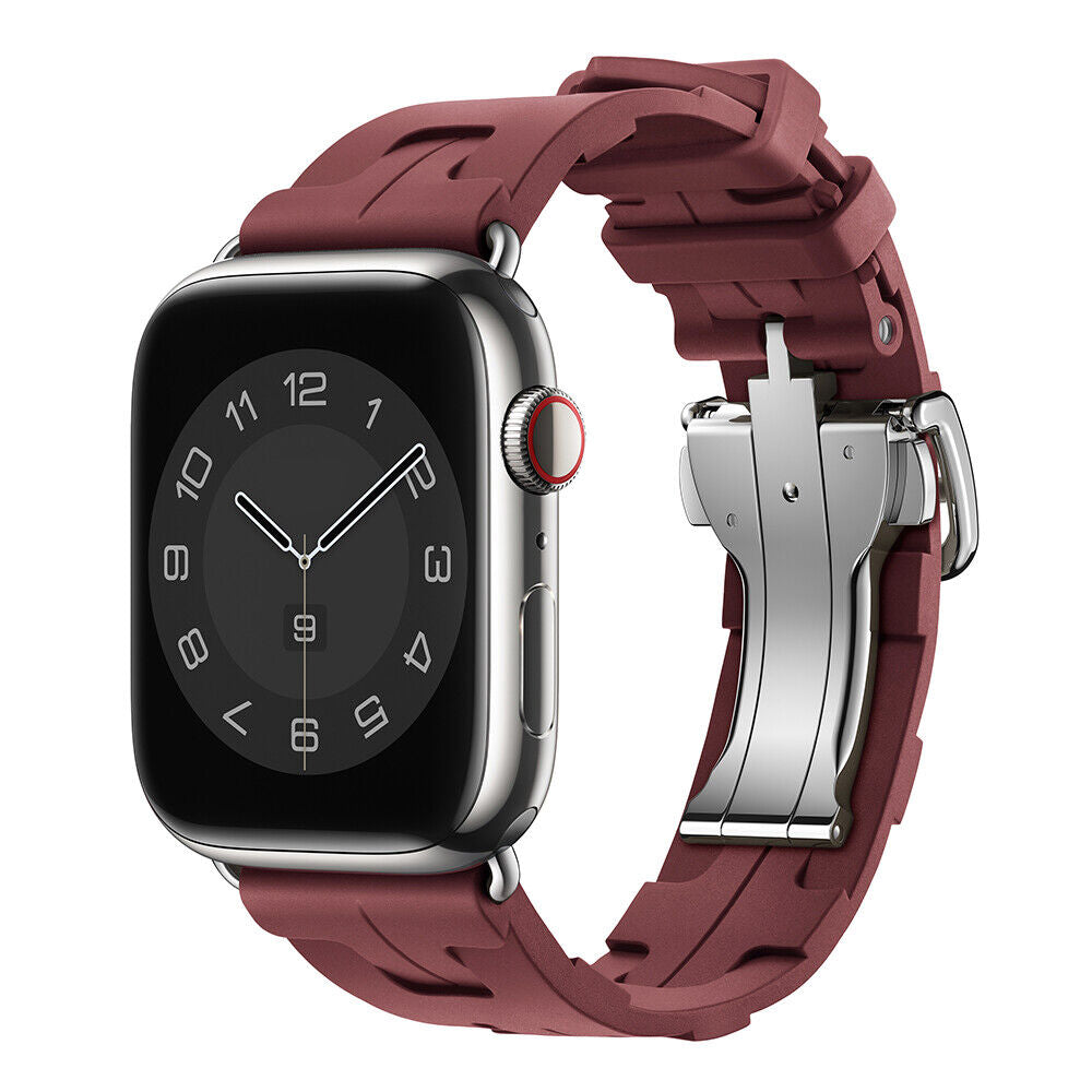 Unisex Watch Band Compatible with Apple Watch Silicone Strap