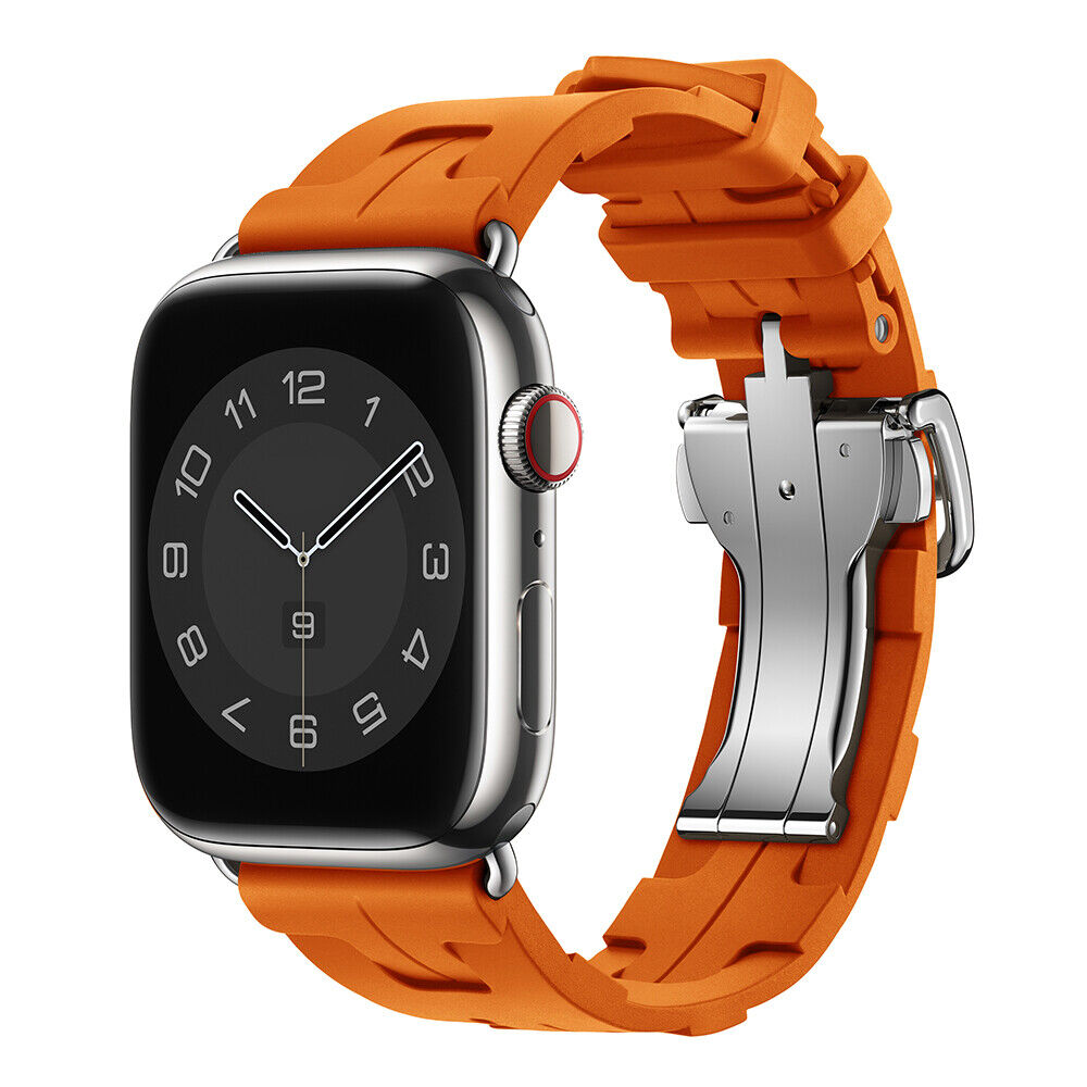 Unisex Watch Band Compatible with Apple Watch Silicone Strap