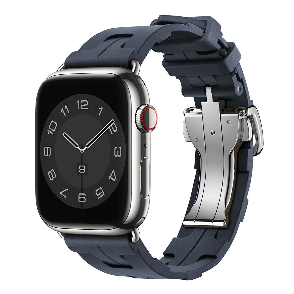 Unisex Watch Band Compatible with Apple Watch Silicone Strap