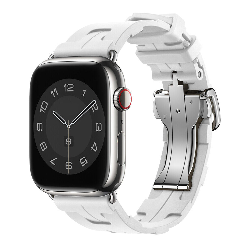 Unisex Watch Band Compatible with Apple Watch Silicone Strap